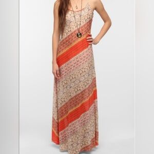 Staring at Stars Bias Cut Maxi Dress
